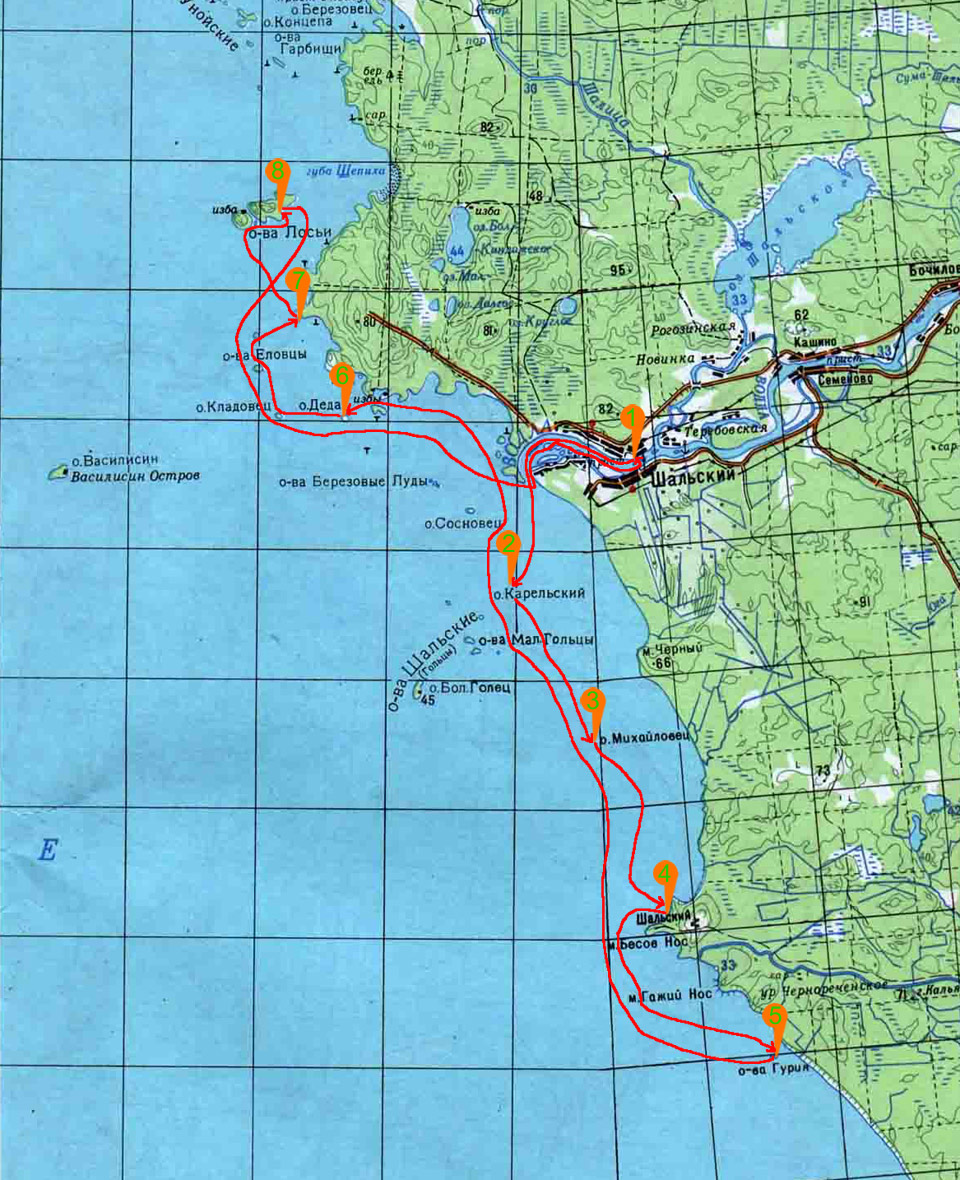 Мыс барабан онега карта
